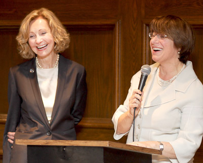 Diane Hofstede and U.S. Senator Amy Klobuchar